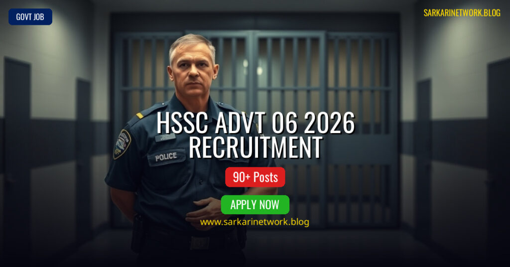 HSSC Advt 06/2026 Warder, ASJ Online Form 2026 – Apply Now