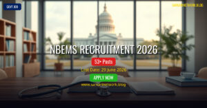 NBEMS Recruitment 2026 – Apply Online for 53 Posts