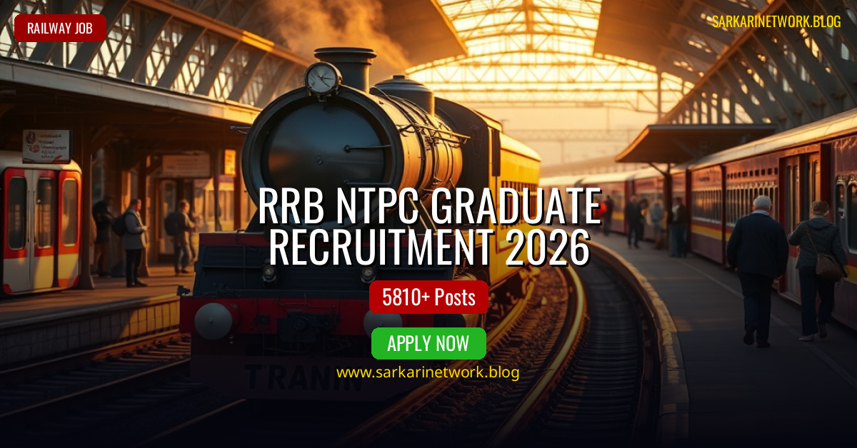 RRB NTPC Graduate Recruitment 2026
