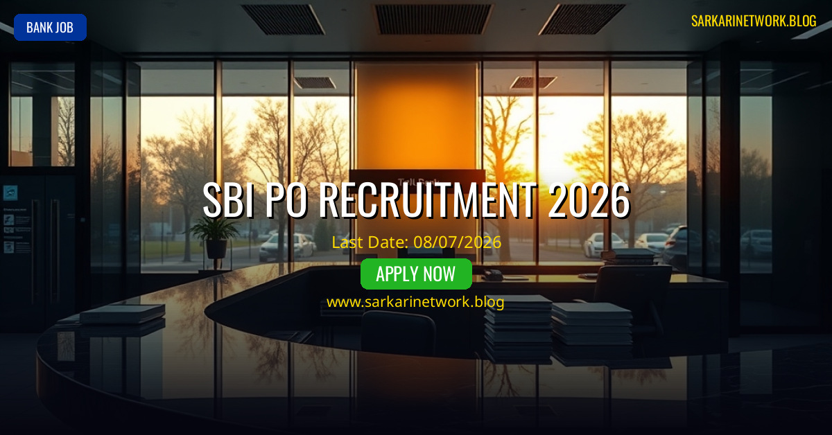 SBI PO Recruitment 2026