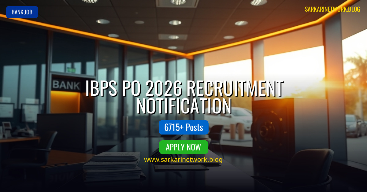IBPS PO 2026 Recruitment Notification