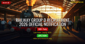 Railway Group D Recruitment 2026 – Official Apply Online for 4000 Posts