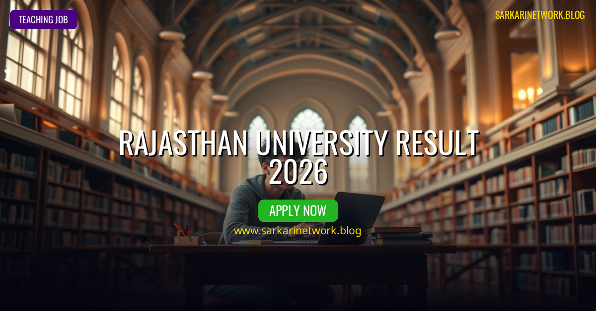 Rajasthan University Result 2026