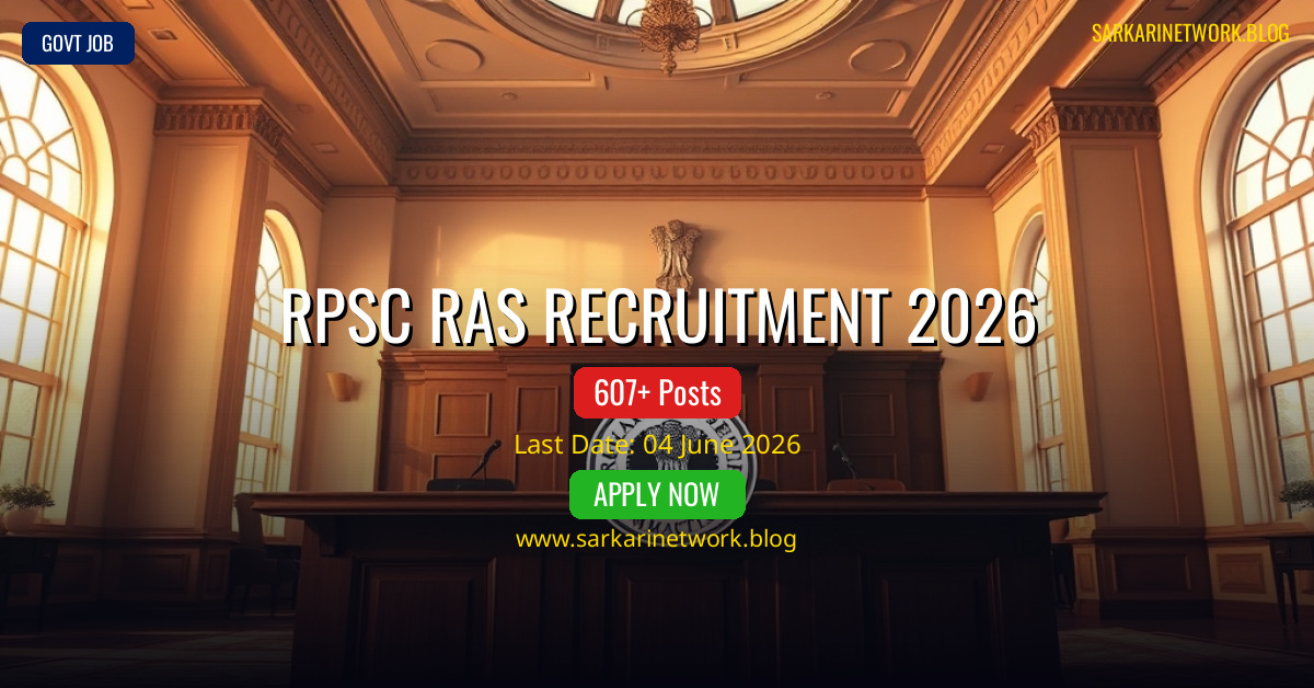 RPSC RAS Recruitment 2026