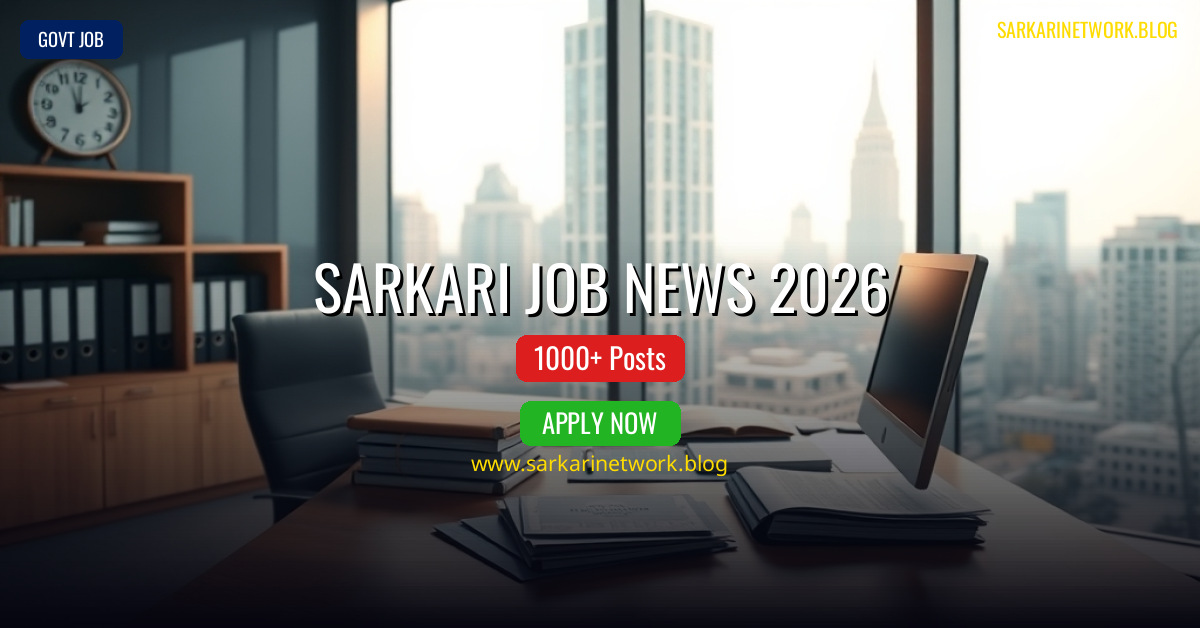 Sarkari Job News 2026