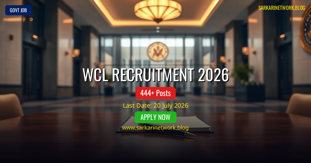 WCL Recruitment 2026